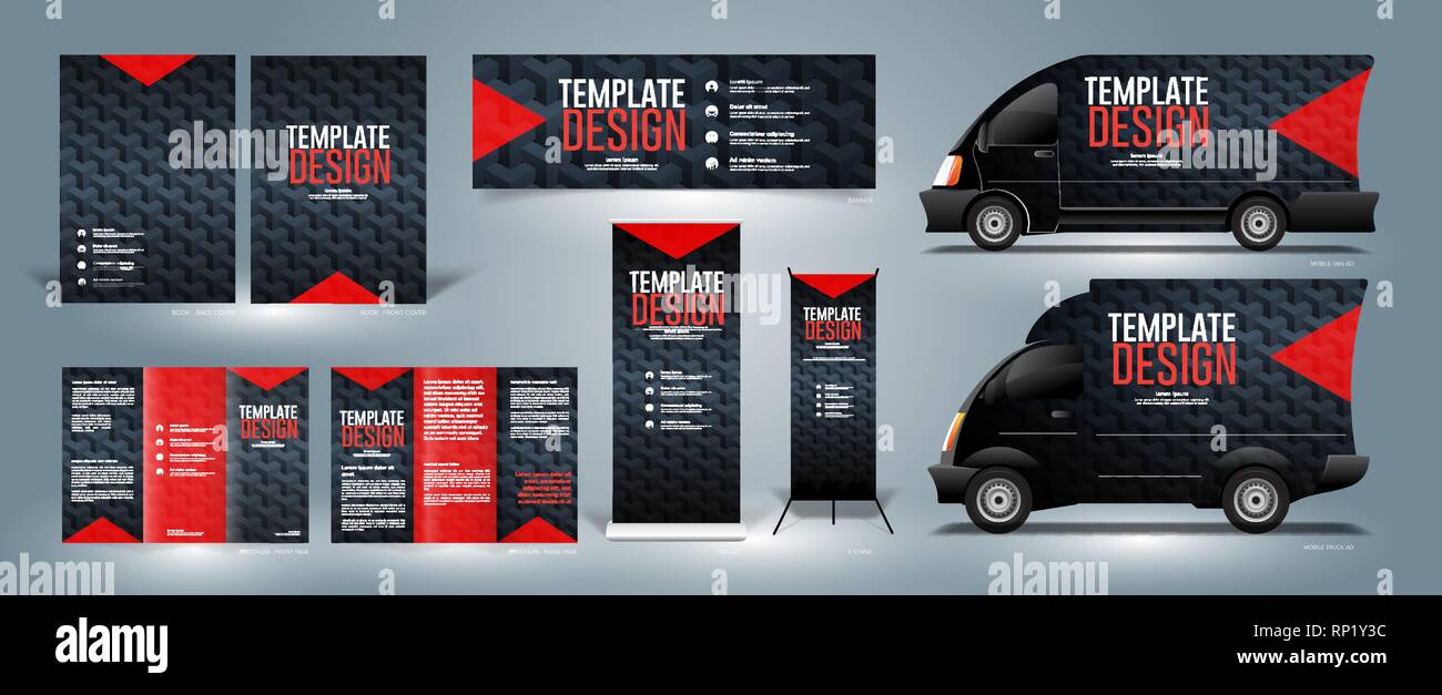 Abstract Template Design Stock Vector Image & Art - Alamy