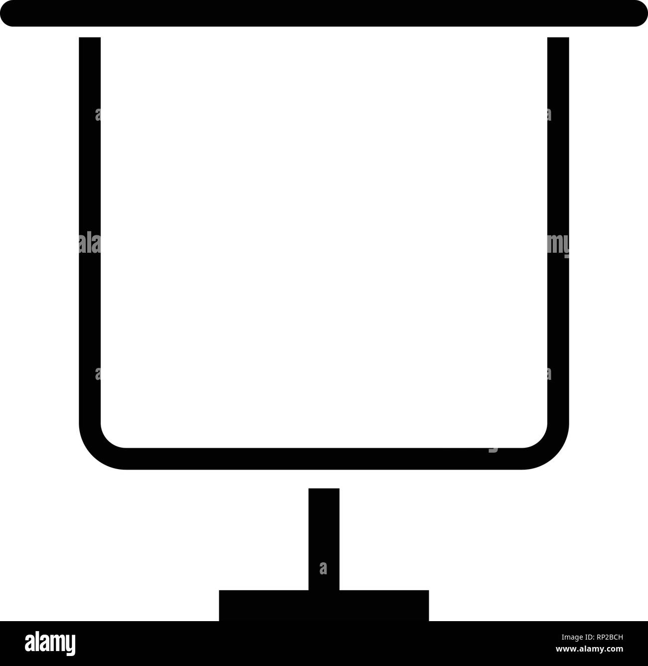 Presentation icon Black and White Stock Photos & Images - Alamy