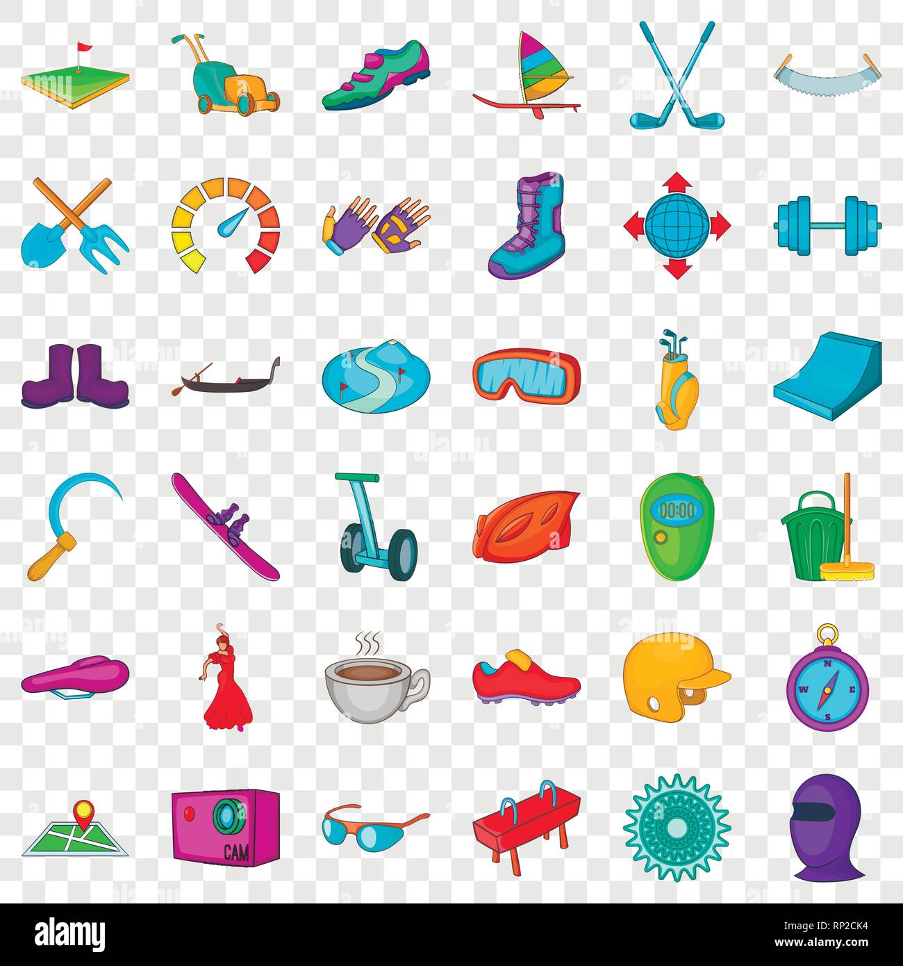 Energy life icons set, cartoon style Stock Vector Image & Art - Alamy