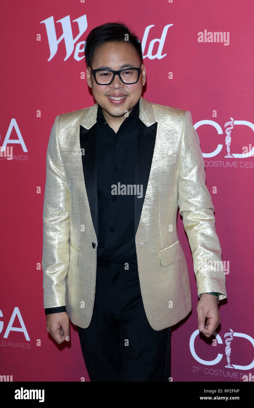 February 19, 2019 - Beverly Hills, CA, USA - LOS ANGELES - FEB 19:  Nico Santos at the 2019 Costume Designers Guild Awards at the Beverly Hilton Hotel on February 19, 2019 in Beverly Hills, CA (Credit Image: © Kay Blake/ZUMA Wire) Stock Photo
