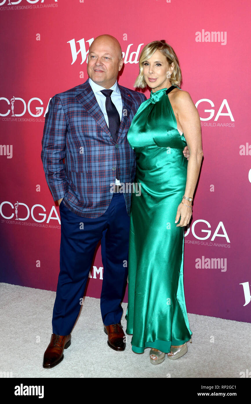 February 19, 2019 - Beverly Hills, CA, USA - LOS ANGELES - FEB 19:  Michael Chiklis at the 2019 Costume Designers Guild Awards at the Beverly Hilton Hotel on February 19, 2019 in Beverly Hills, CA (Credit Image: © Kay Blake/ZUMA Wire) Stock Photo