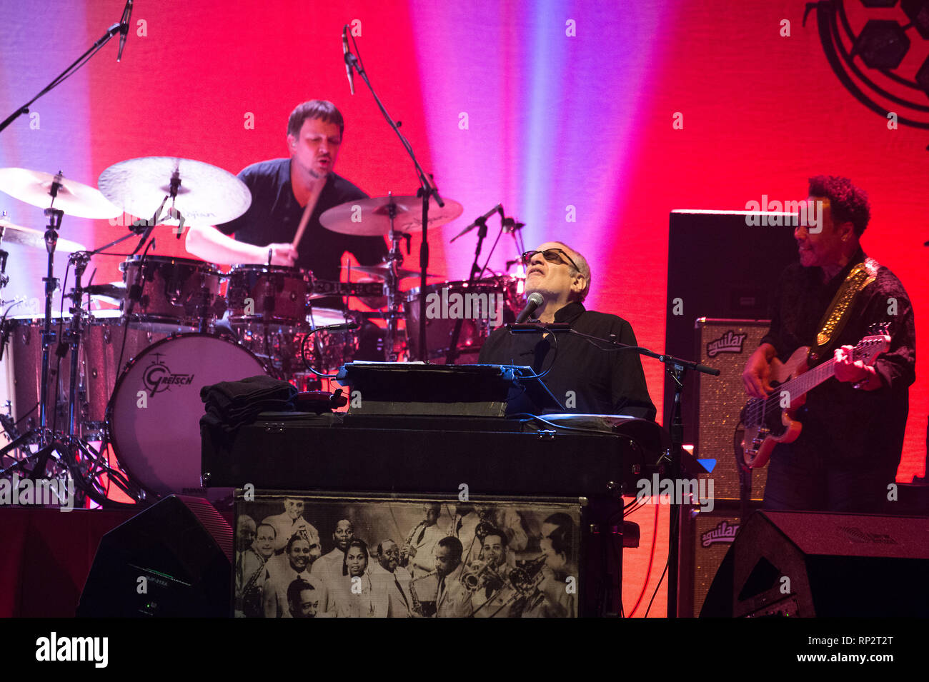 Glasgow, Scotland, UK. 20th February, 2019. 80' pop/jazz act Steely Dan, in concert at The SSE Hydro, Glasgow Great, UK. Credit: Stuart Westwood/Alamy Live News Stock Photo