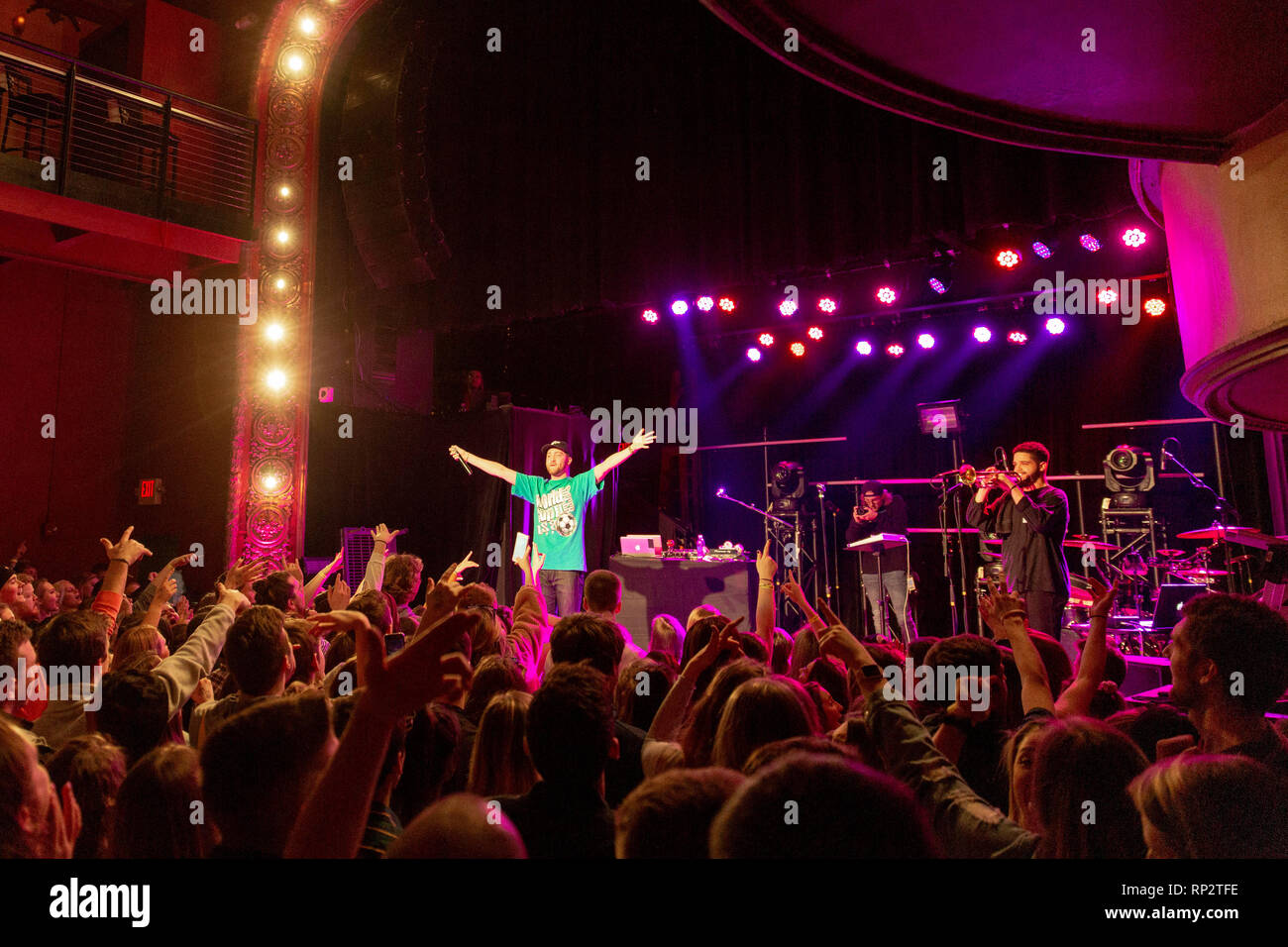Madison Wisconsin Usa 19th Feb 2019 Singer Kid Quill Mitchell Quilleon Brown At The Majestic Theater In Madison Wisconsin Credit Daniel Deslover Zuma Wire Alamy Live News Stock Photo Alamy