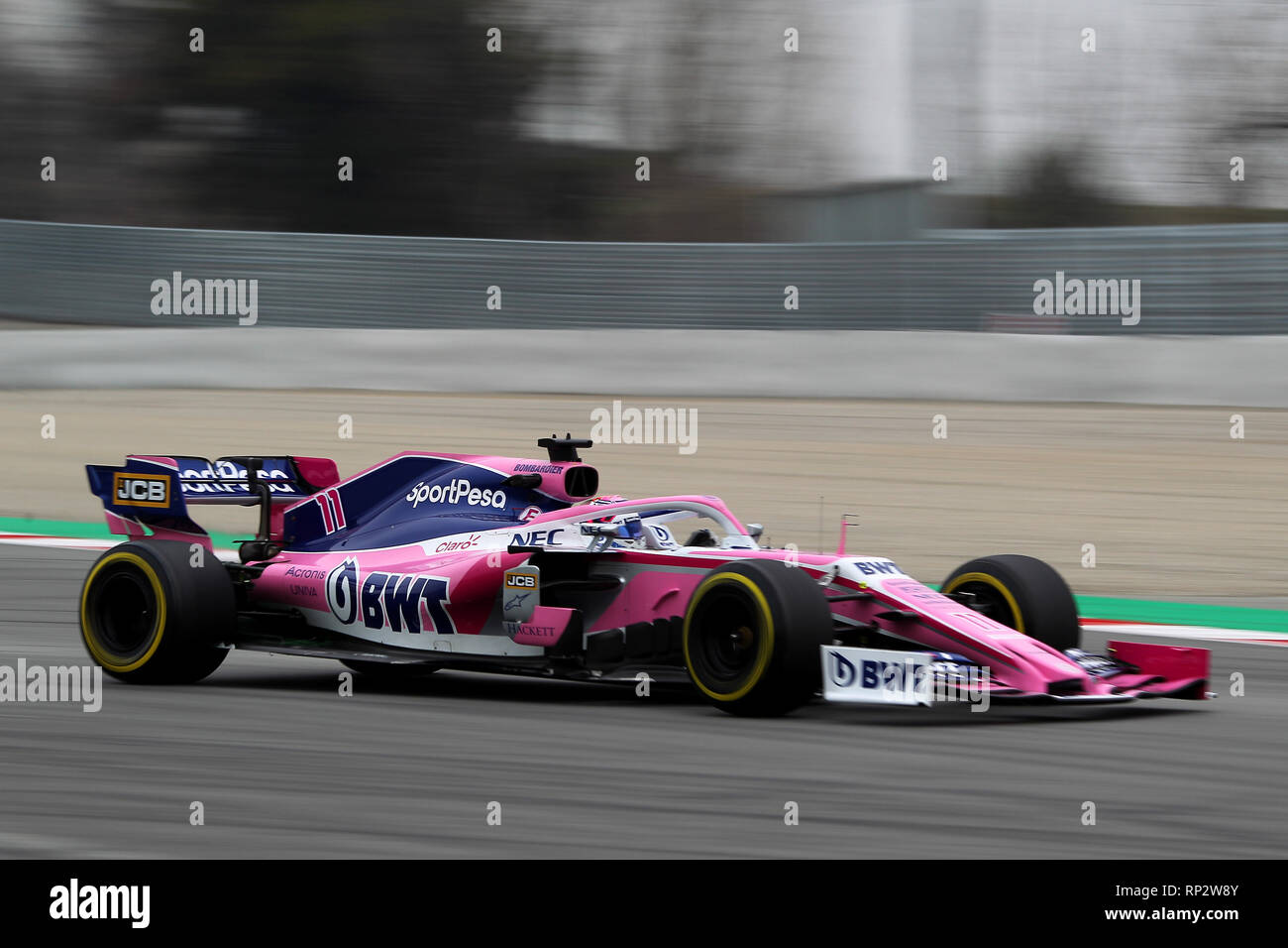 Montmelo Spain th Feb 19 11 Sergio Perez Racing Point F1 Team Mercedes Montmelo Barcelona 02 19 Circuit De Catalunya Formula 1 Test 19 Foto Federico Basile Insidefoto Credit Insidefoto Srl Alamy Live News Stock Photo Alamy