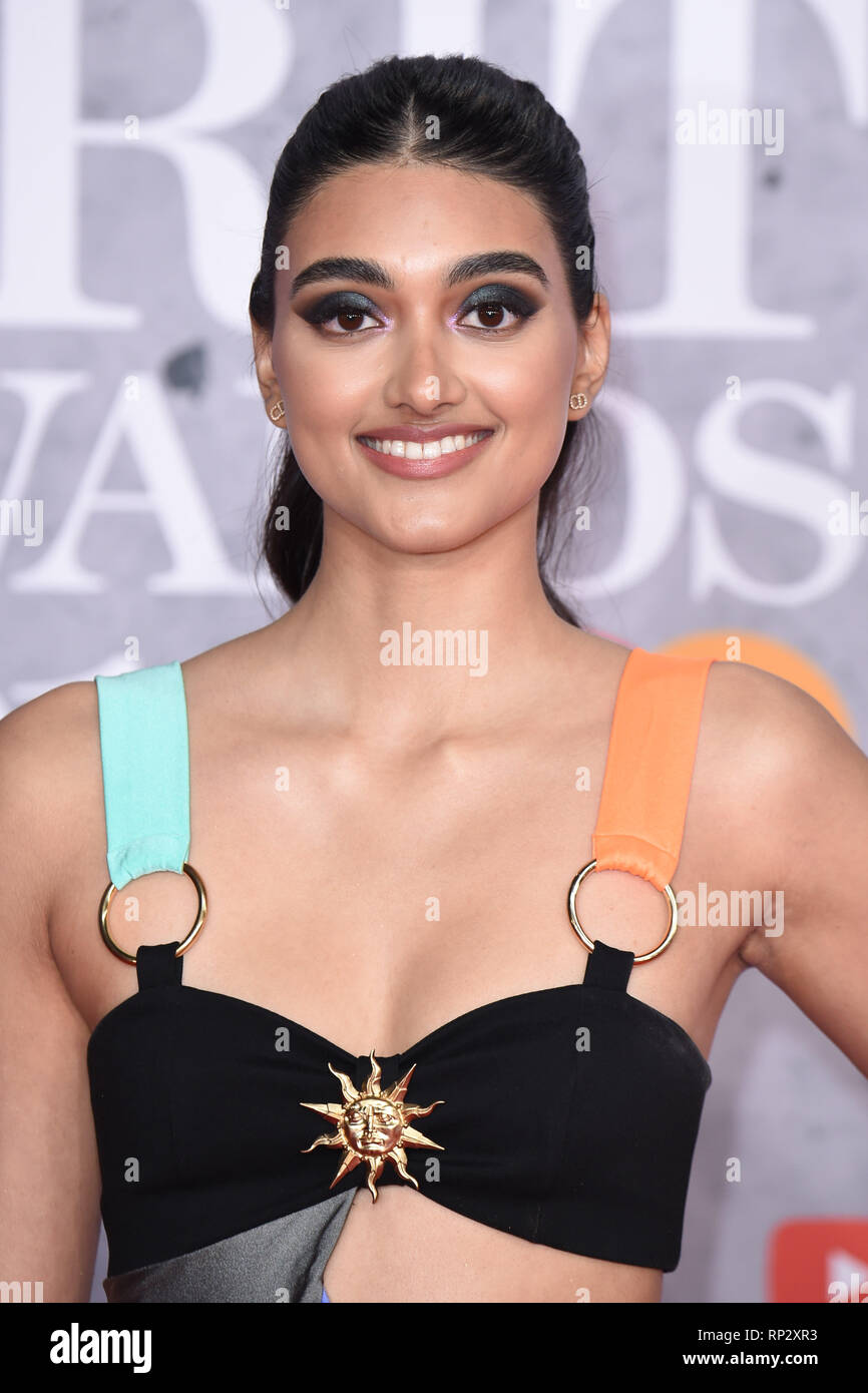 LONDON, UK. February 20, 2019: Neelam Gill arriving for the BRIT Awards 2019 at the O2 Arena, London. Picture: Steve Vas/Featureflash *** EDITORIAL USE ONLY *** Stock Photo