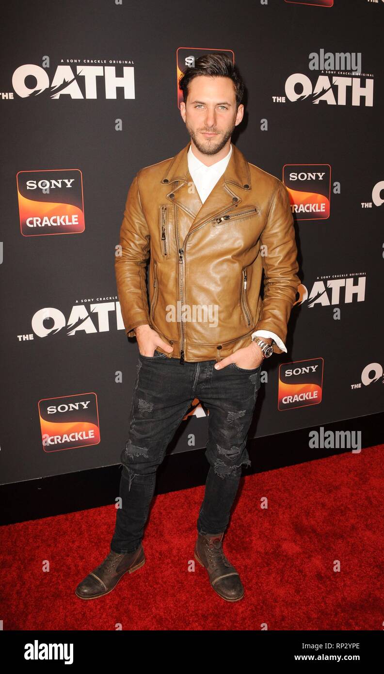 Los Angeles, CA, USA. 20th Feb, 2019. Sebastian Zurita at arrivals for