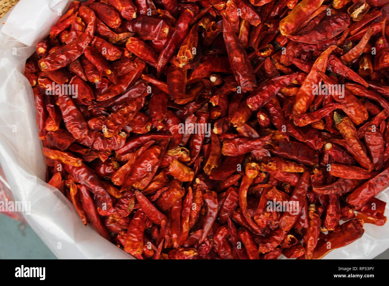 Organic produce tropical fruits, dried fruits, olives, kanafer Stock