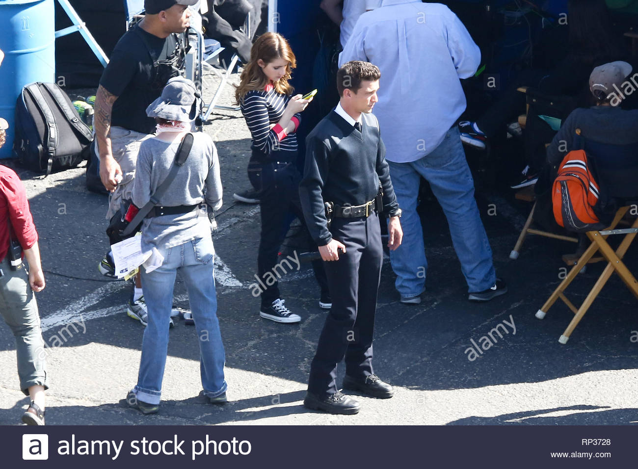 Malibu Ca Emma Roberts Takes A Moment To Reflect While She Films