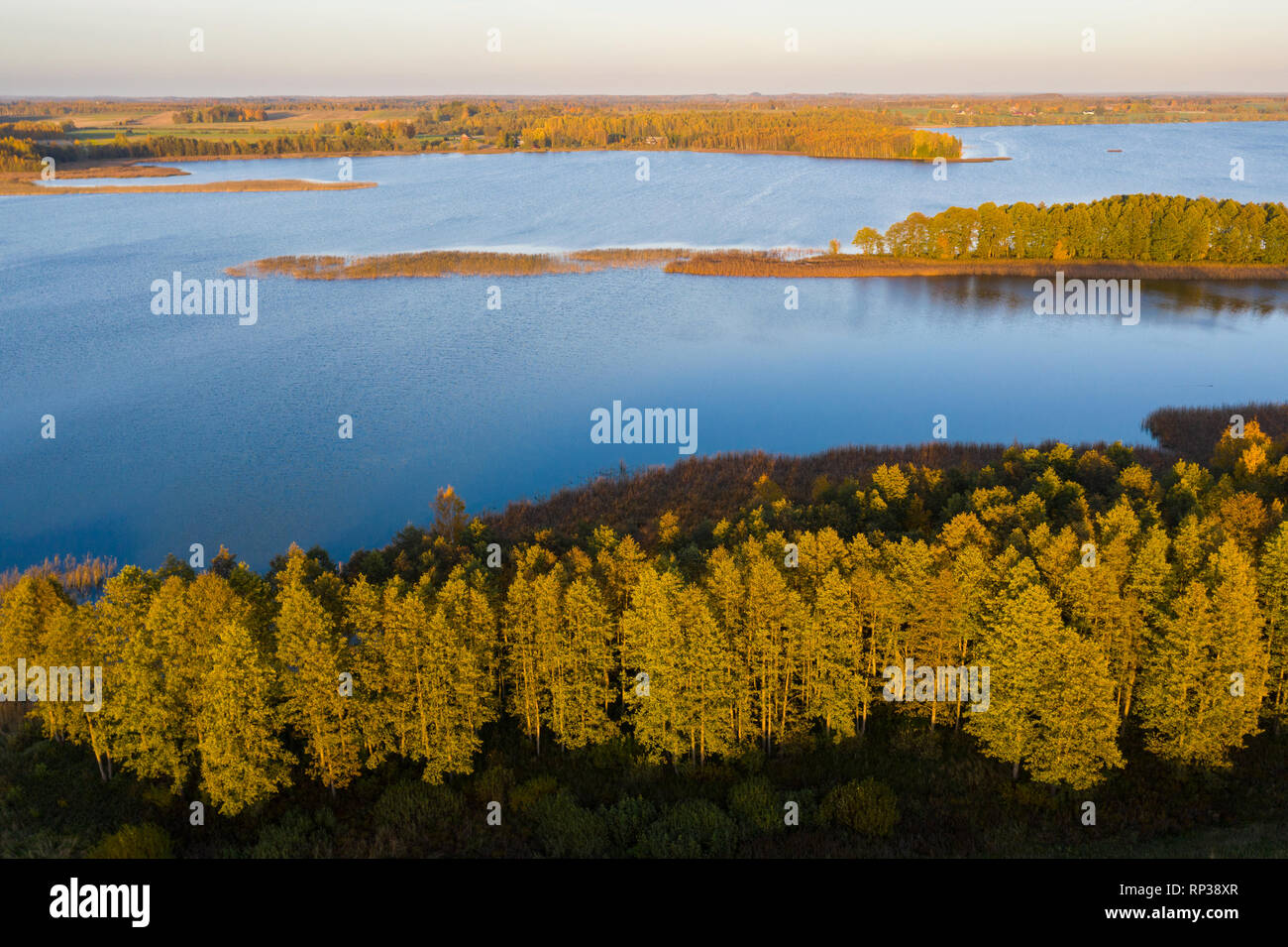 Lake Saadjärv, Vooremaa Landscape Reserve, Estonia. Stock Photo