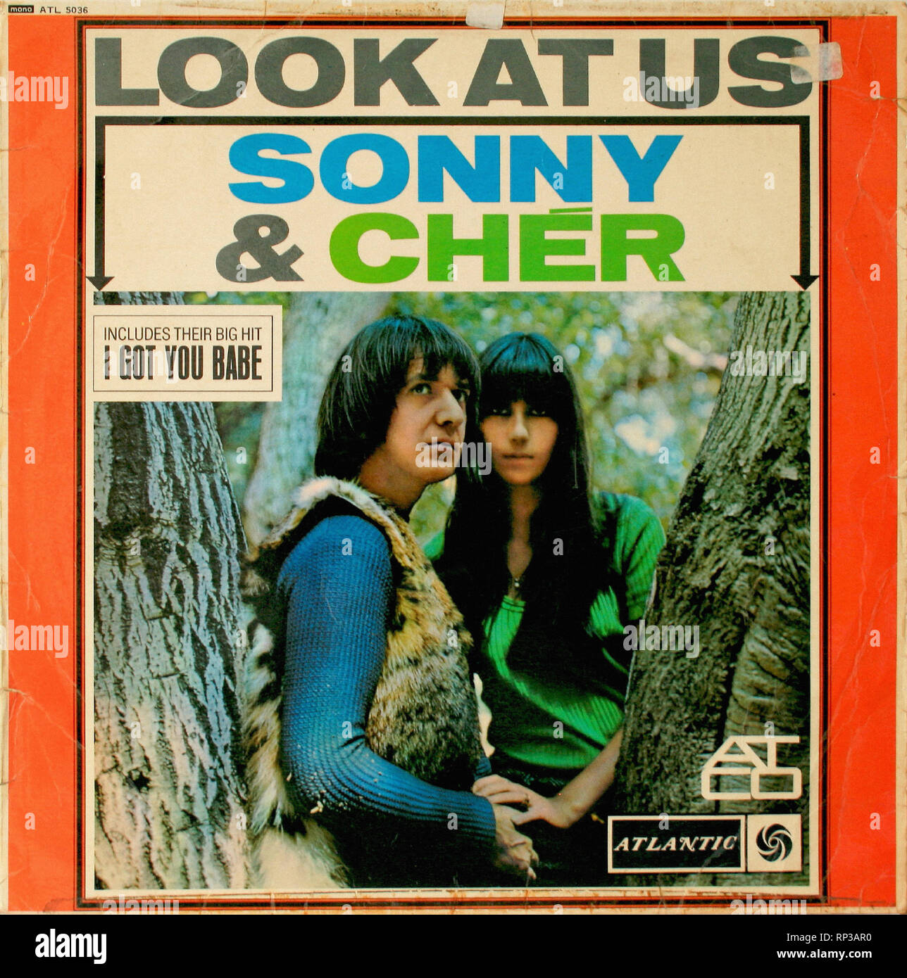 Sonny & Cher - Look at us Stock Photo