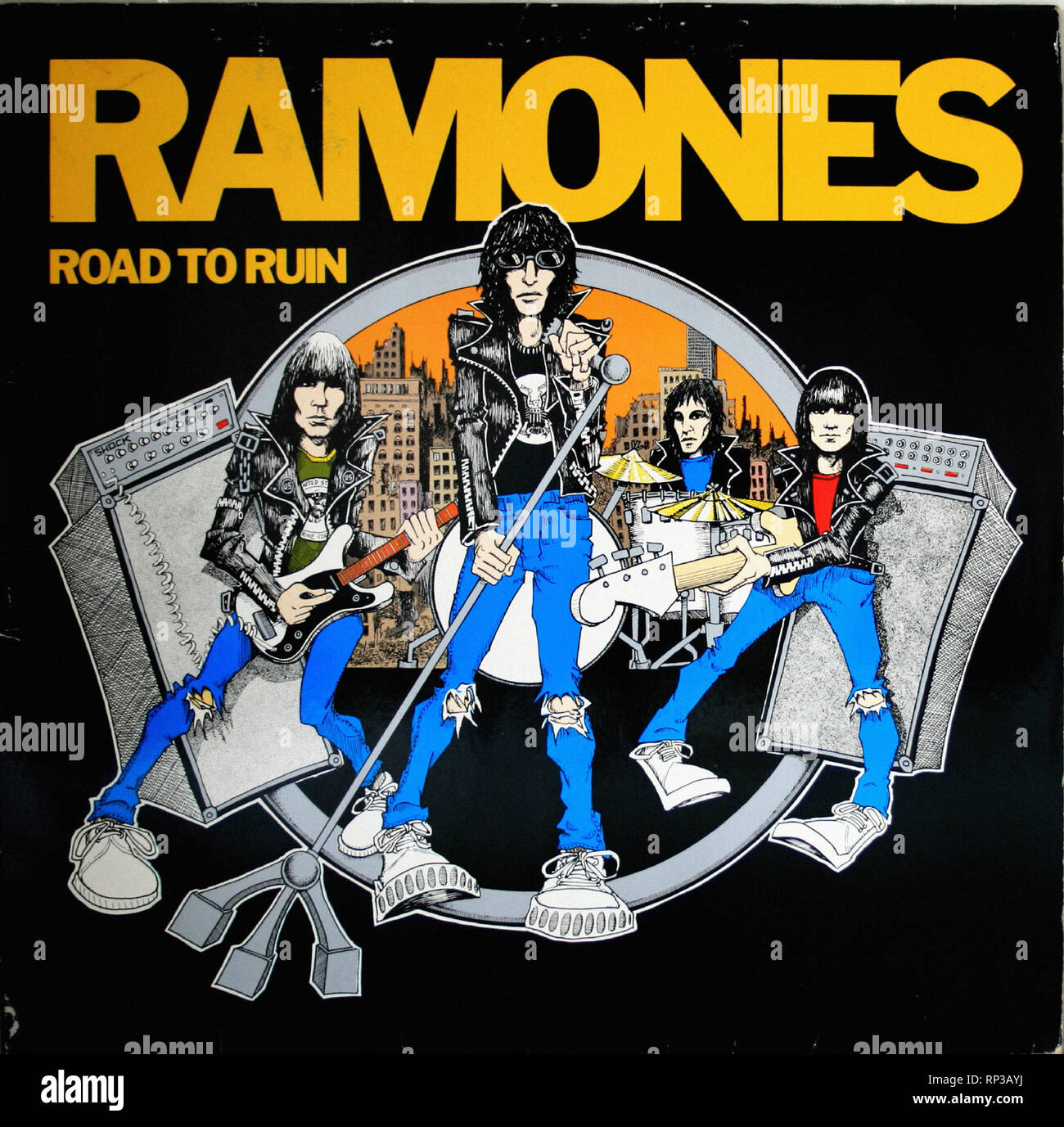Ramones - Road to ruin Stock Photo