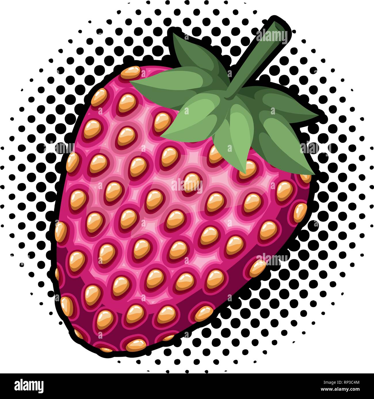 strawberry fruit isolated icon Stock Vector Image & Art - Alamy