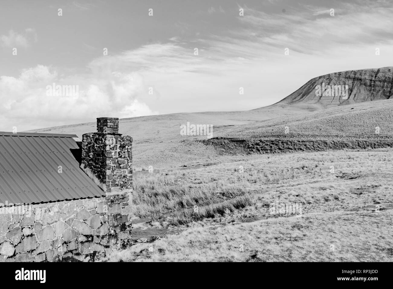 Llyn y Fan Fach, Brecon Beacons National Park, Wales. Stock Photo