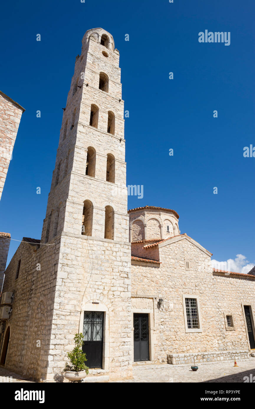 Tower house, Areopoli, The Mani Peninsula, Greece Stock Photo Alamy