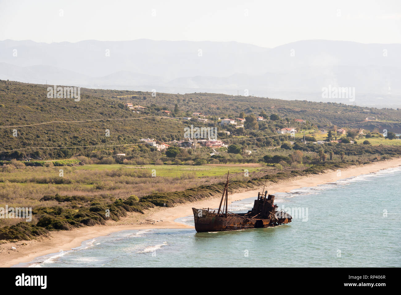 Dimitrios Shipwreck Peloponnese High Resolution Stock Photography And Images Alamy