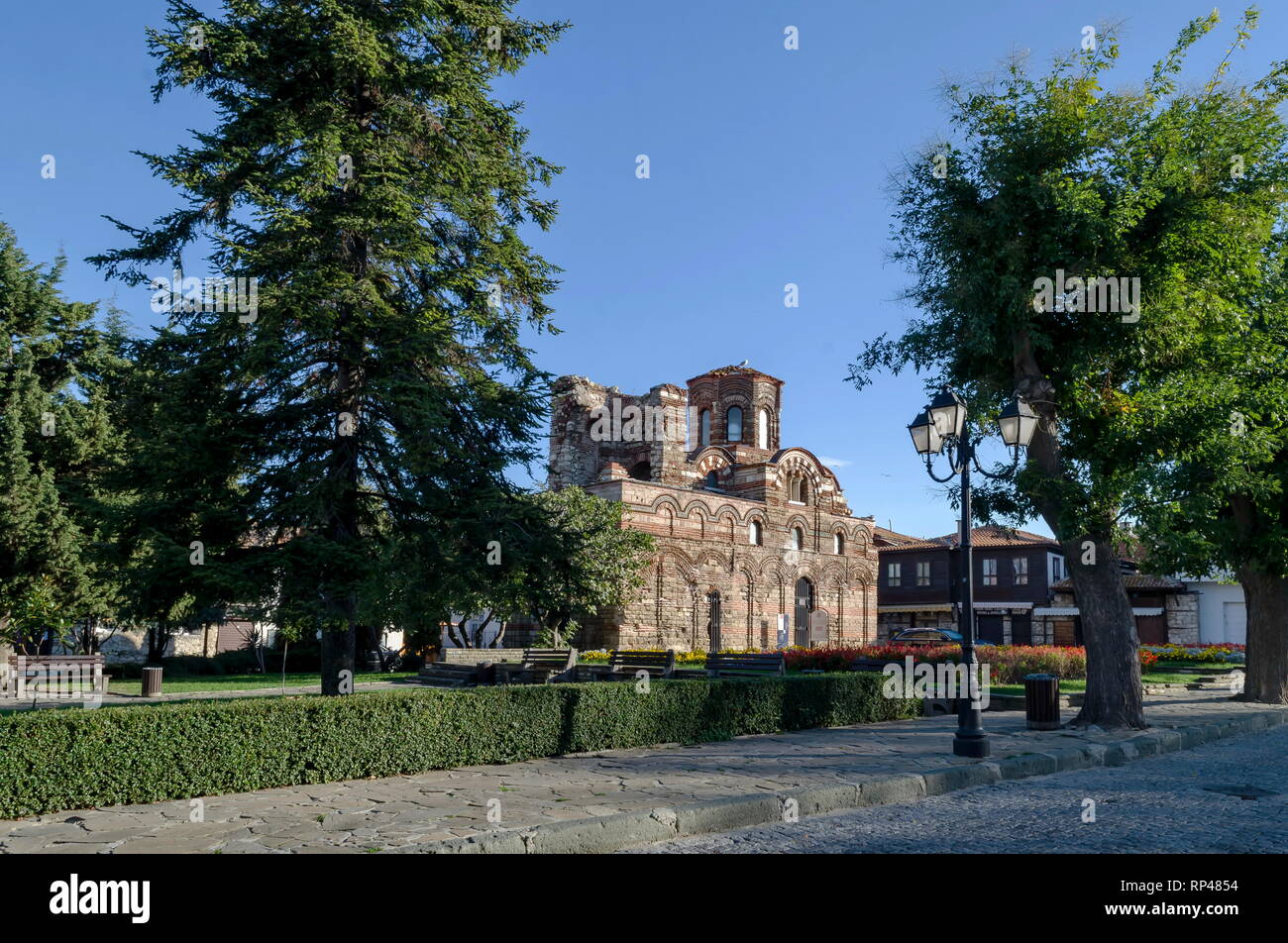 Church of the old town Nessebar, Bulgaria Stock Photo