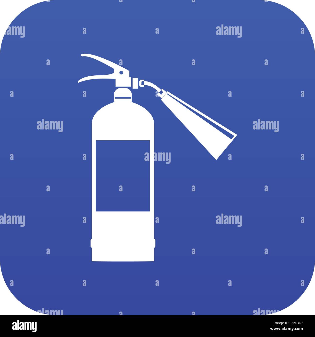 Fire extinguisher icon digital blue Stock Vector Image & Art - Alamy