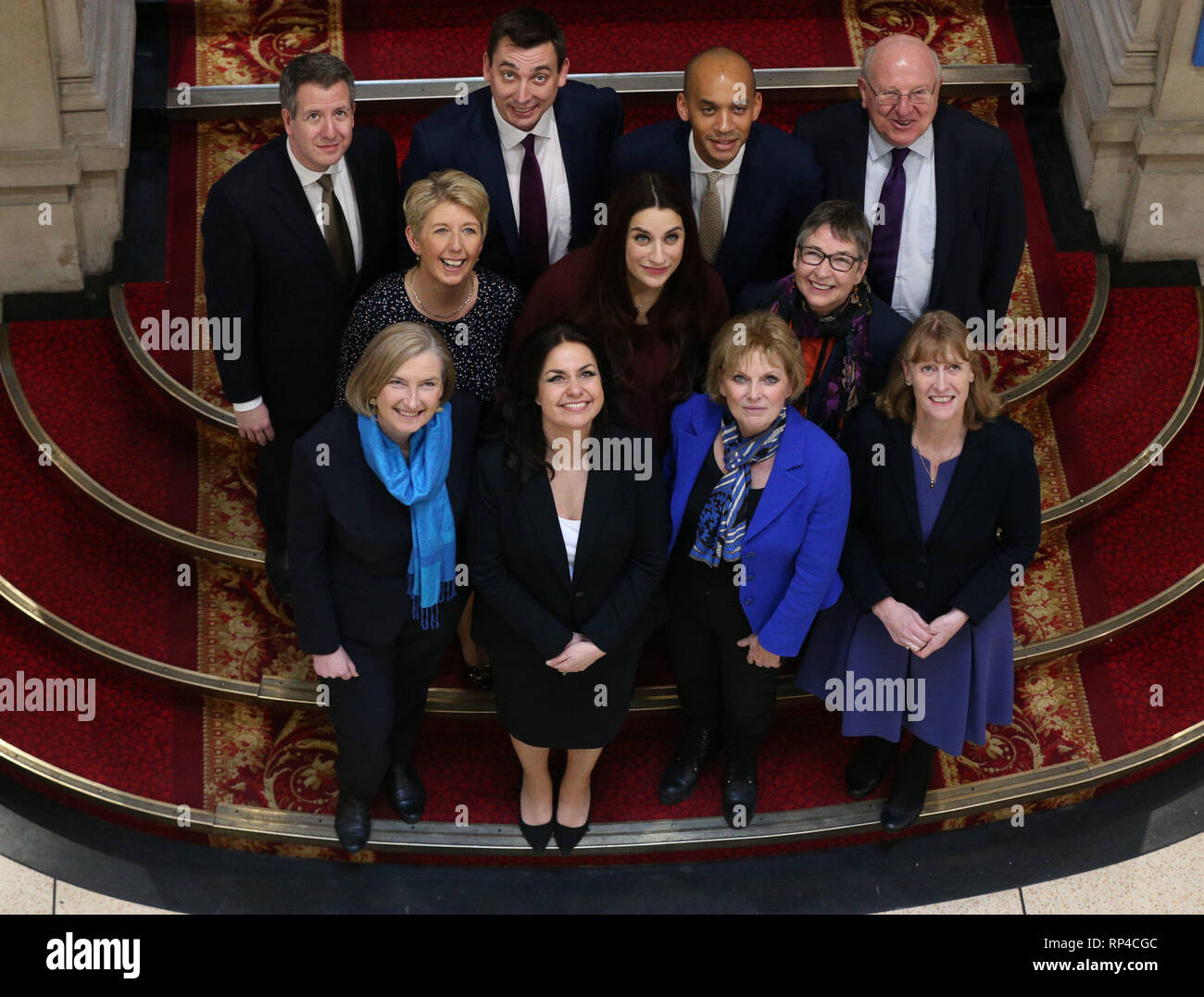 Labour mps left to right chris leslie ann coffey hires stock