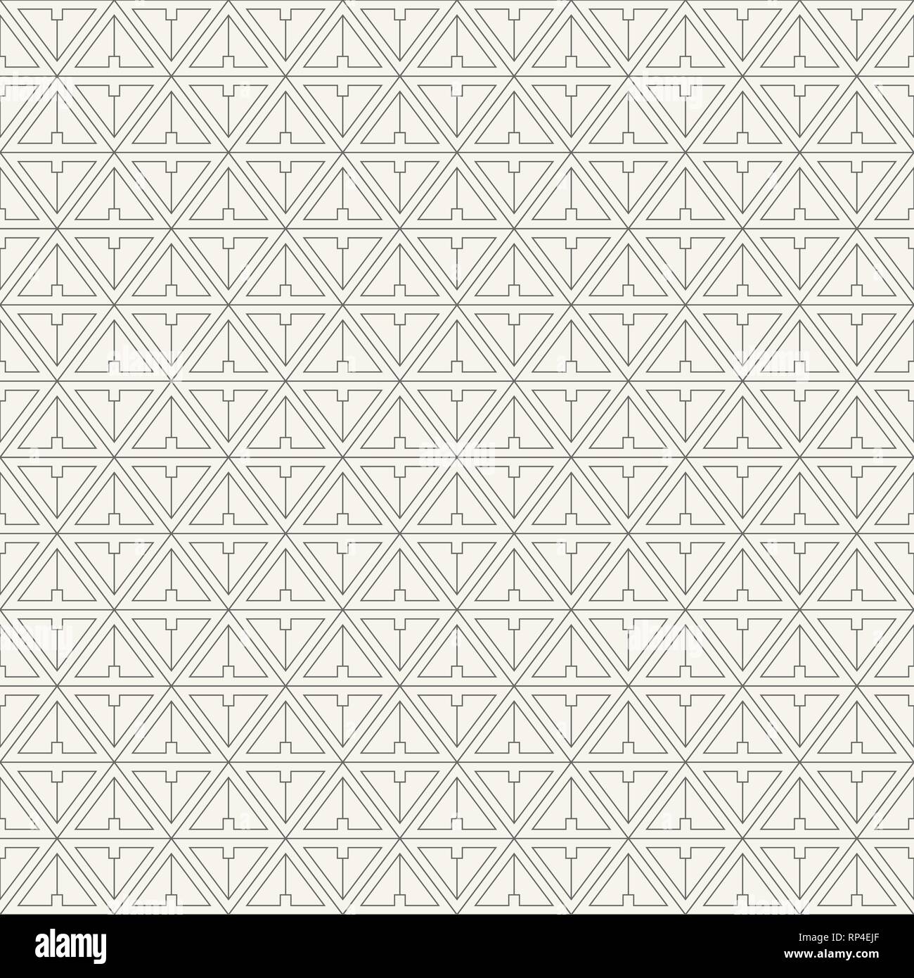 Abstract geometric seamless pattern of triangular geometric shapes ...