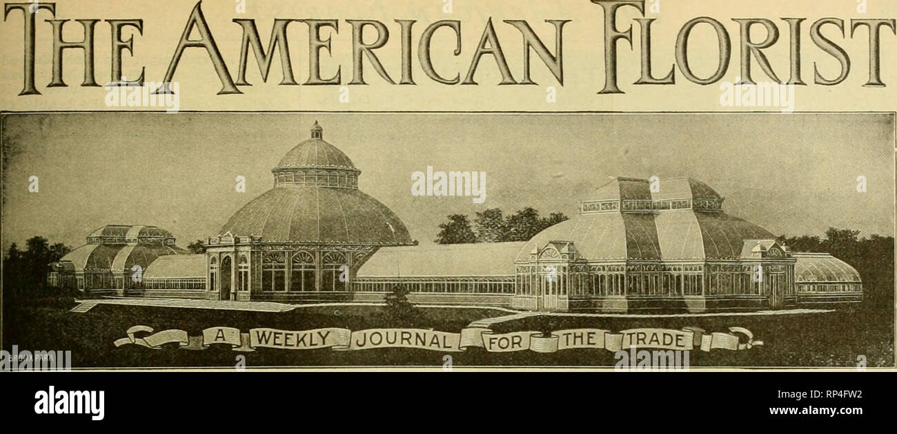 . The American florist : a weekly journal for the trade. Floriculture; Florists. Smerica is &quot;the Praw of the I/bssbI; tbsre may be more comfort Mmidships, but we are the £rst to touch Unknown Seas.&quot; Vol. UI. CHICAGO AND NEW YORK, MARCH 1, 1919. No. 1604 TheAmerican Florist Established 1885 Copyrig;ht 1919 by American Florist Company. Entered as Second (Jlass Matter Nov. 11, 1891 at the Post Ollice at Chicago, Illinois. under act of March 3,&quot;lb79. Published Evert Saturday by AMERICAN FLORIST COMPANY, 440 S. Dearborn St., Chicago. Long Distance Phone: Harrison 7465. Registered Cab Stock Photo