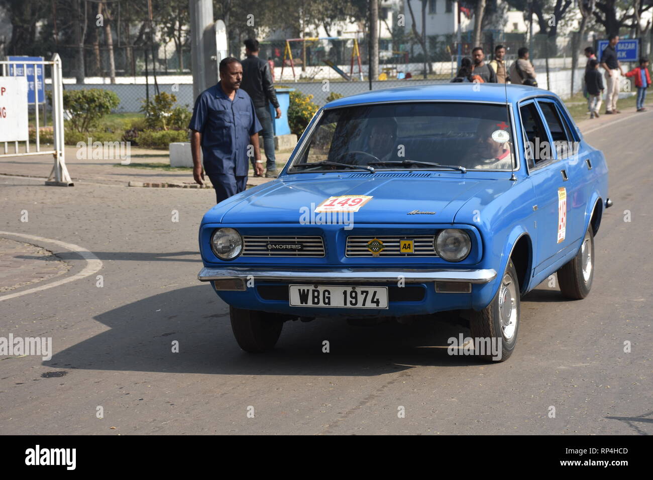 1972 Morris Marina car with 1 hp and 4 cylinder engine. WBG 1974 India ...