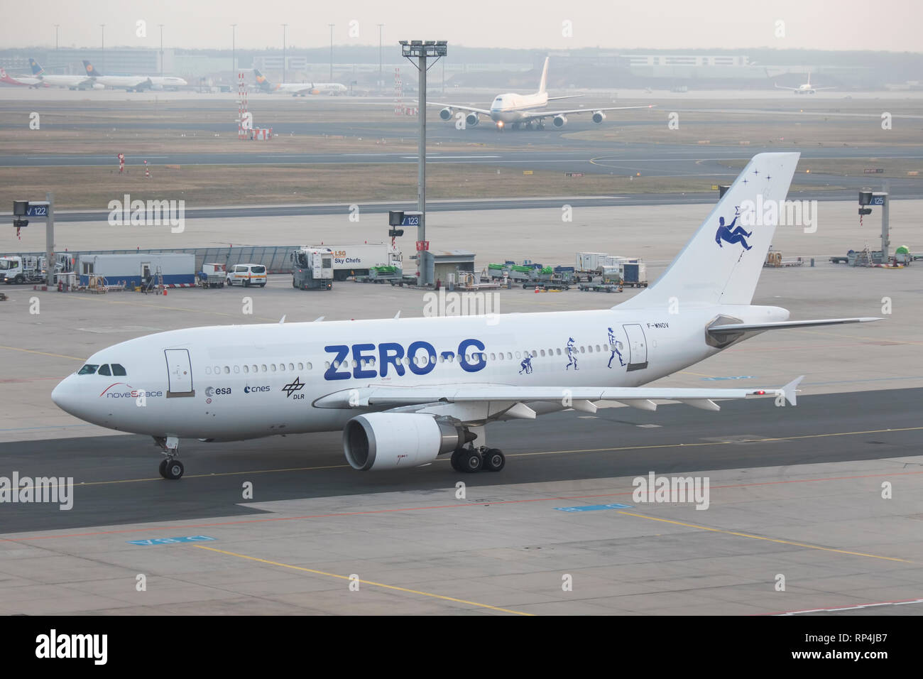 F-WNOV Airbus A310 of Zero-G Zero Gravity Corporation at Frankfurt Airport 07/02/2018 Stock Photo