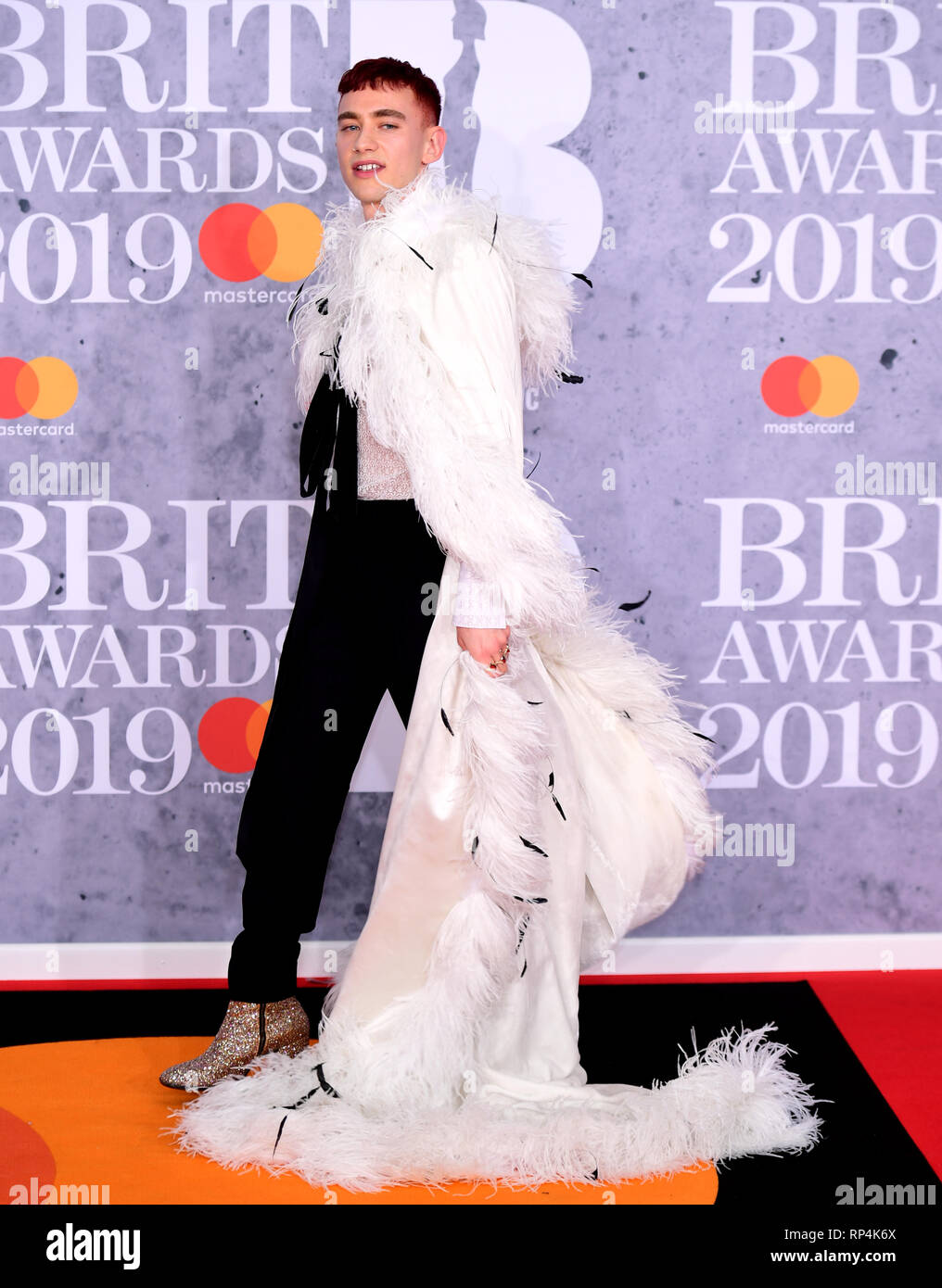 Olly Alexander Of Years Years Attending The Brit Awards 2019 At The O2 Arena London Stock Photo Alamy