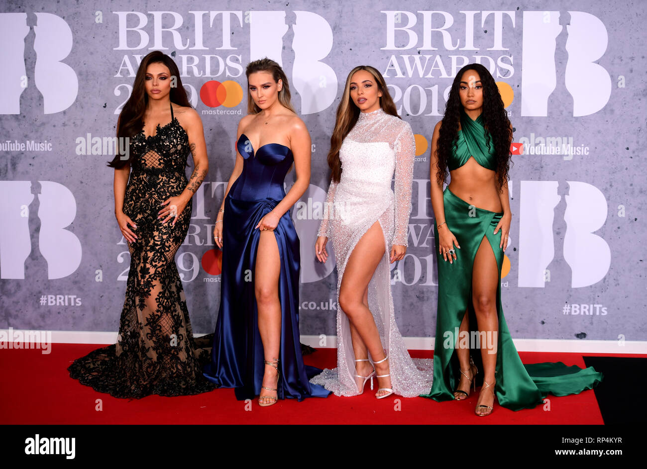 Jesy Nelson Perrie Edwards Jade Thirlwall And Leigh Anne Pinnock Left Right Of Little Mix Attending The Brit Awards 19 At The O2 Arena London Stock Photo Alamy Jesy Nelson Perrie Edwards Jade Thirlwall And Leigh Anne Pinnock Left Right Of Little Mix Attending The Brit Awards 19 At The O2 Arena London Stock Photo Alamy