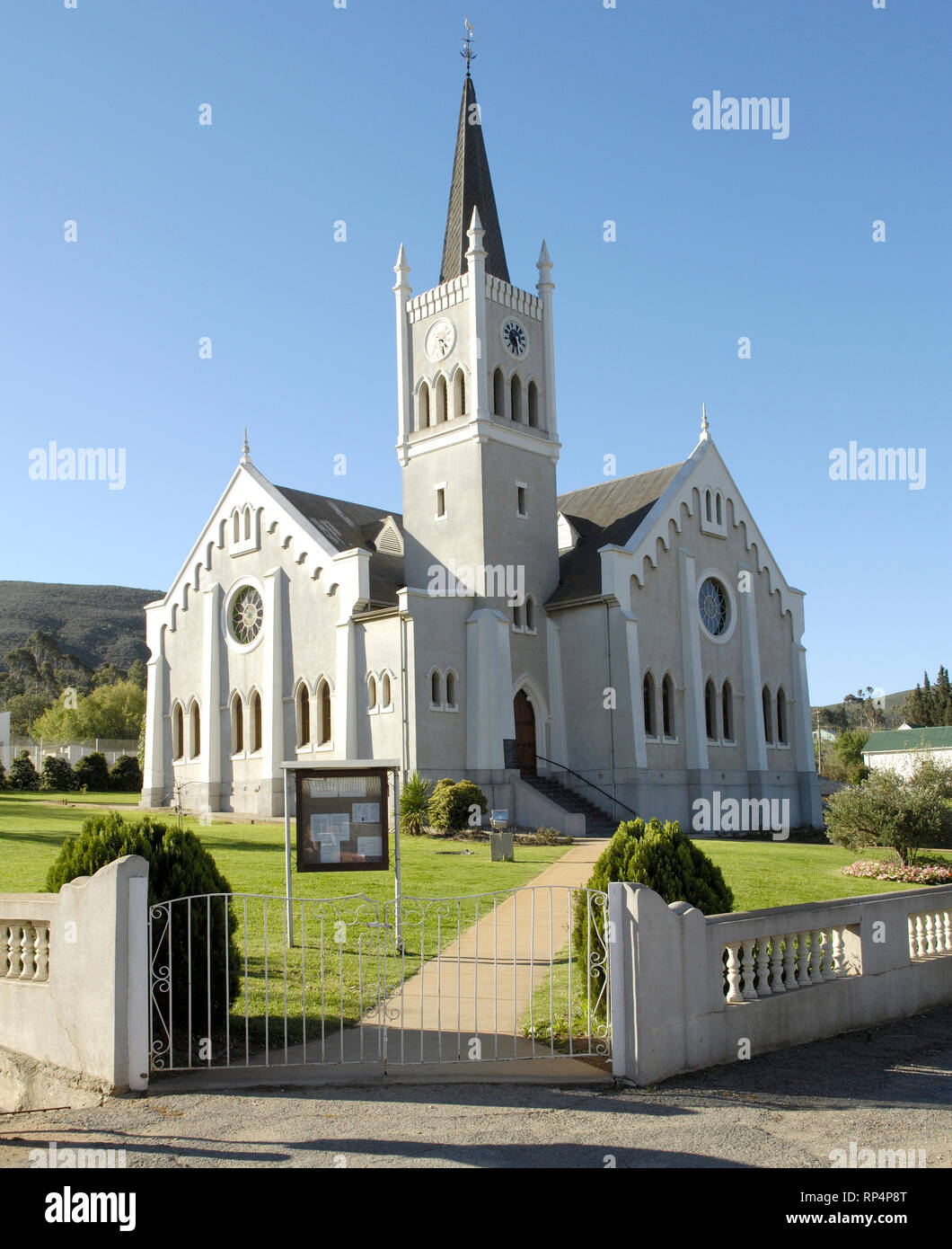 Niederländisch Reformierte Kirche, Barrydale, Westkap, South Africa - parish church of Barrydale. Stock Photo