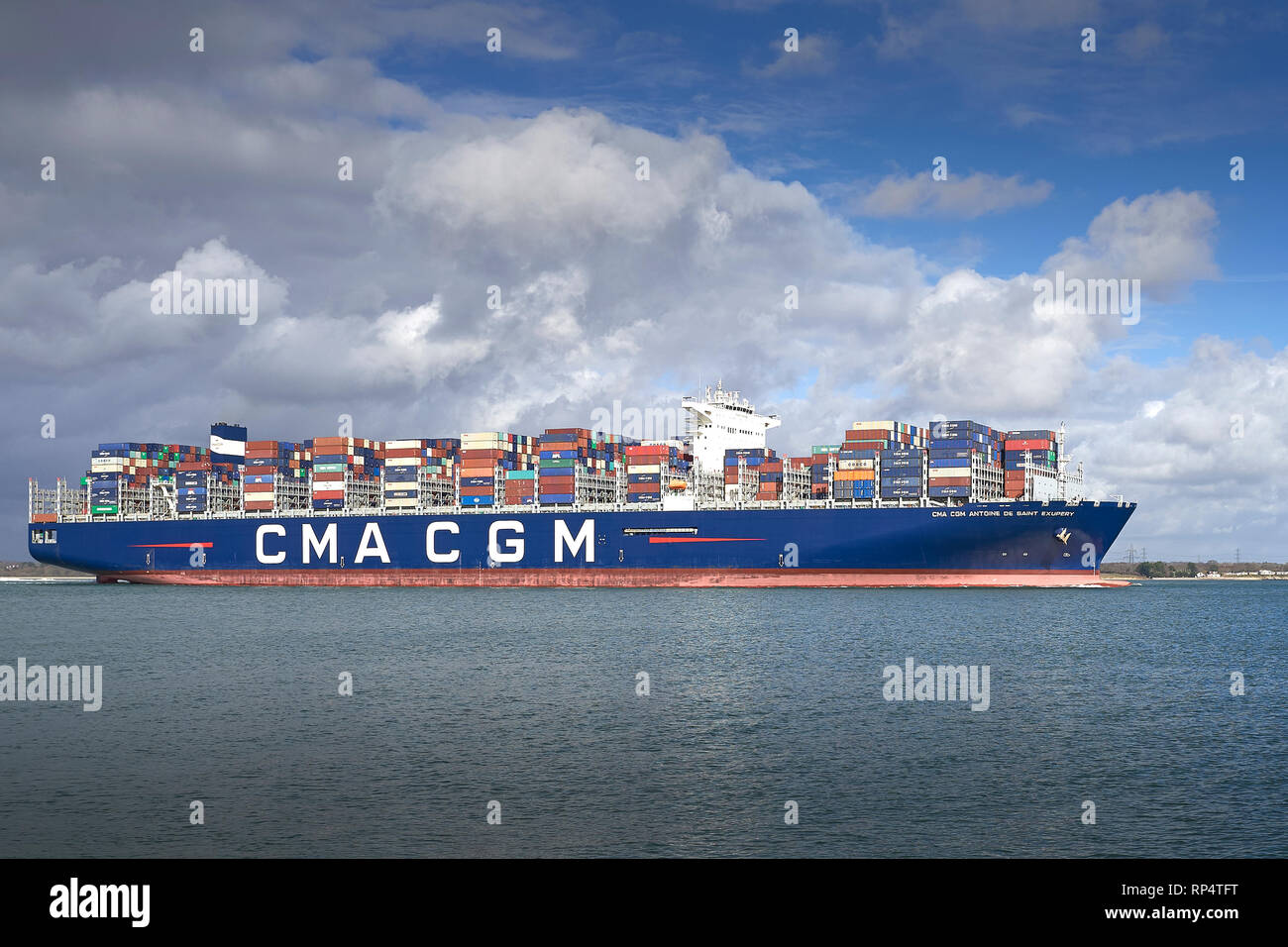 The UltraLarge, 21,000 TEU Container Ship, CMA CGM Antoine de Saint