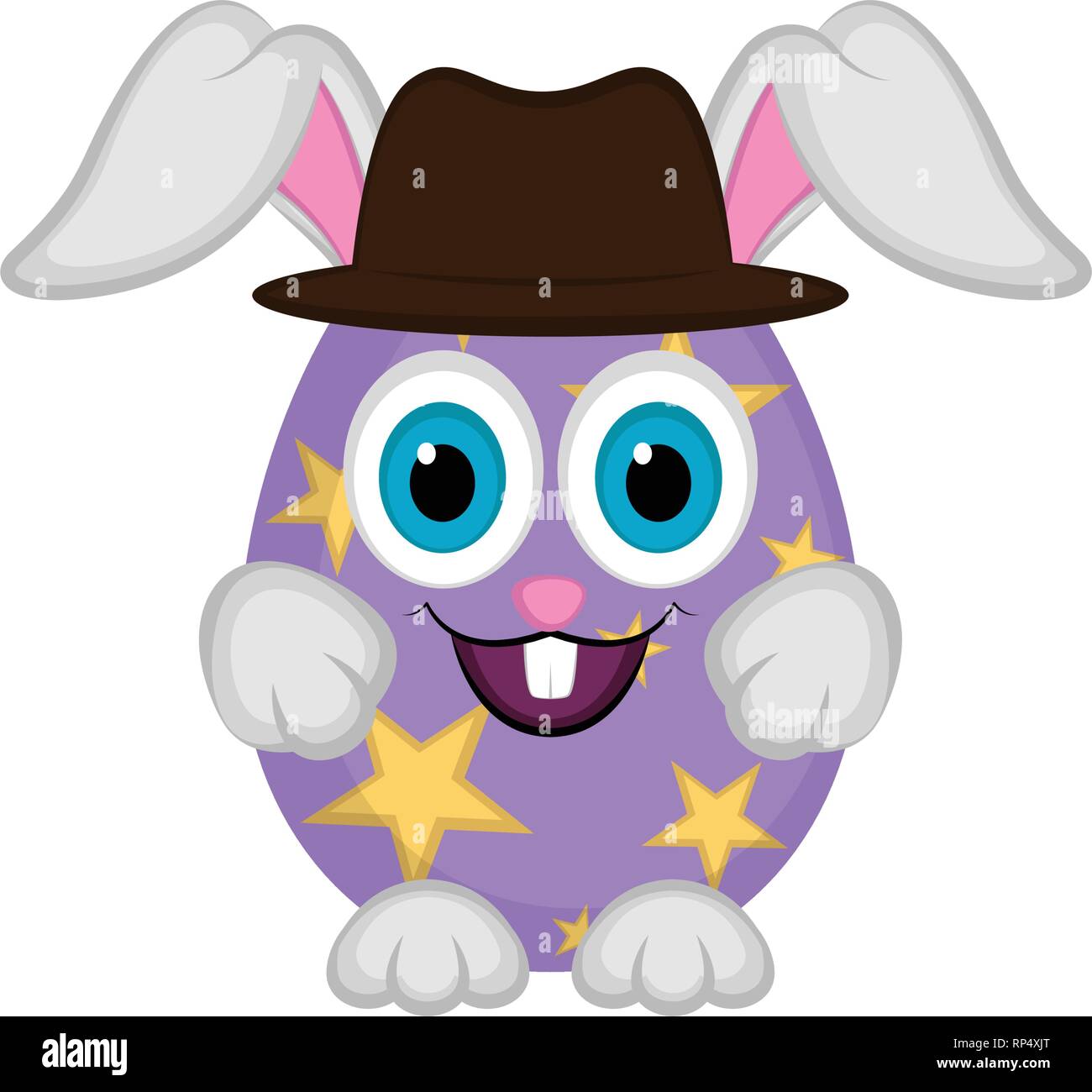 Cute easter bunny egg Stock Vector Image & Art - Alamy