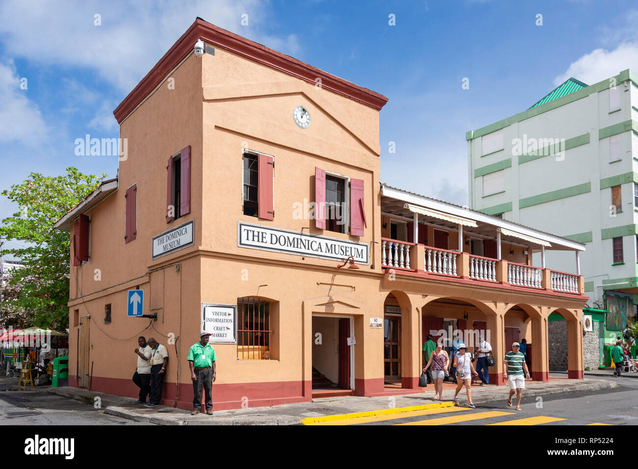 The Dominica Museum, Dame Mary Eugenia Charles Blvd, Roseau, Dominica, Lesser Antilles, Caribbean Stock Photo