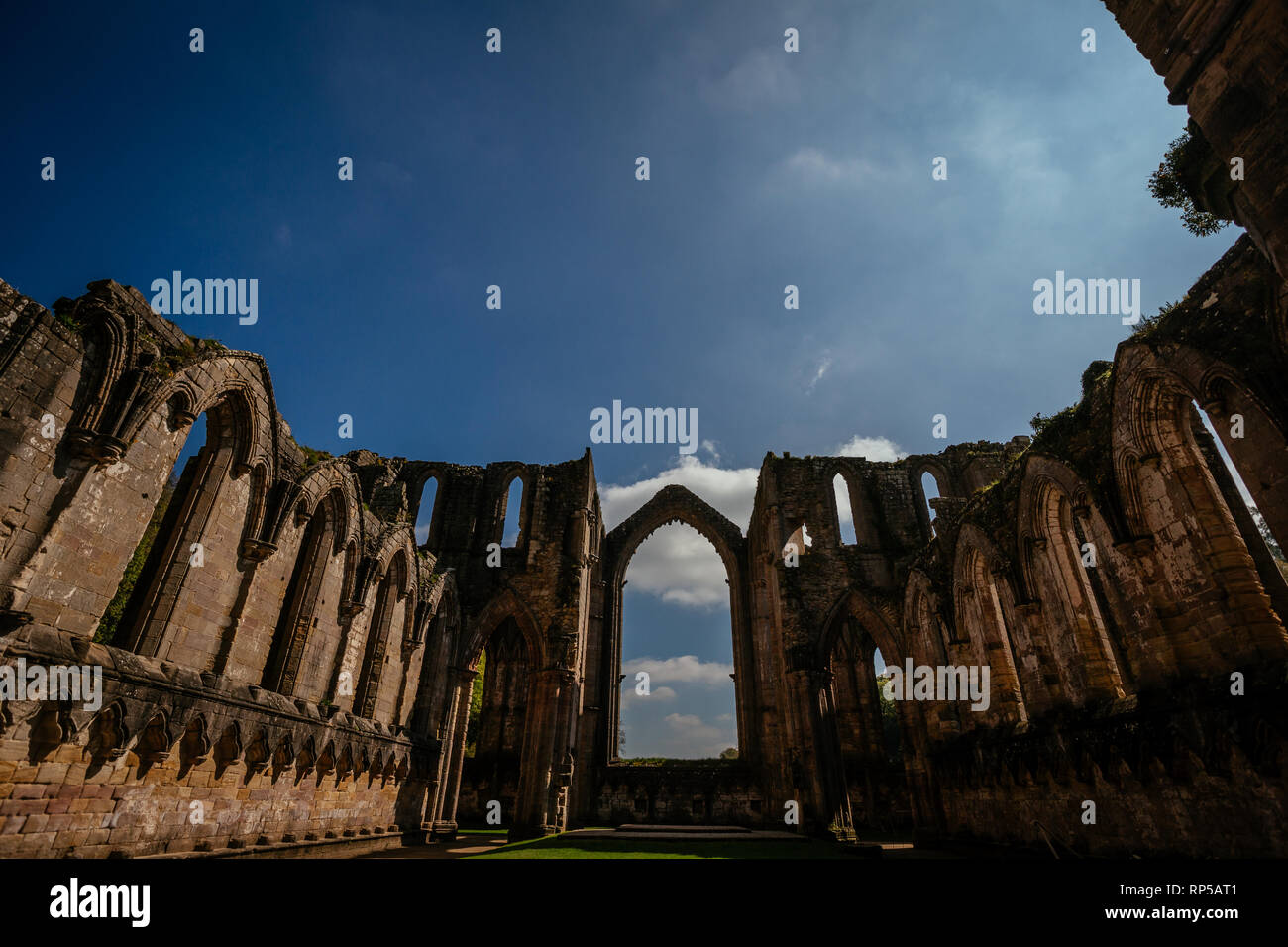 Fountains Abbey, North Yorkshire Stock Photo Alamy