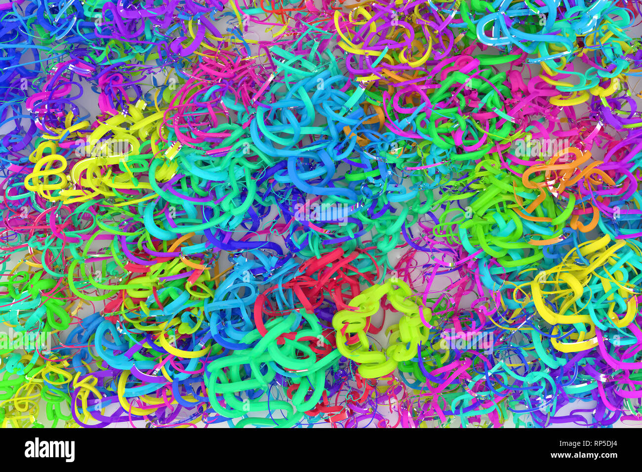Messy String Map Abstract geometric messy string, CGI composition, for web page, graphic ...
