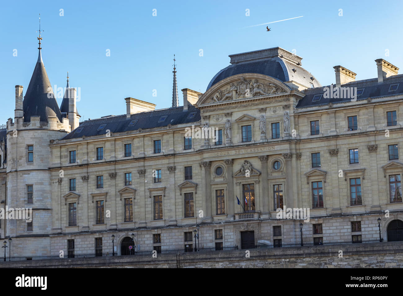 Cour de Cassation in Paris Stock Photo
