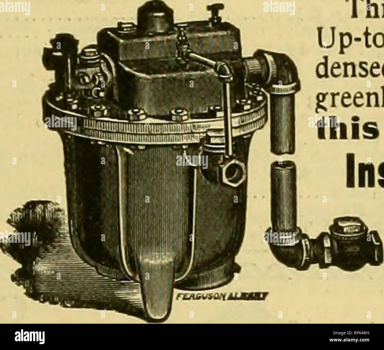 . The American florist : a weekly journal for the trade. Floriculture; Florists. Ho rlfbu » UfU. Box cf i&gt;NO polAlt T&amp; tto. pMtpUd. ffElTKT A- DREER. Steam Traps ^coal This is the Return Steam Trap used by the Up-to-date Greenhouse men to return the con- densed water from the heating coils in their greenhouses. Have been in use for this purpose over thirty years. Insures an Even Temperature.. Send lor Red Catalogue. Albany Steam Trap Go. ALBANY, N. Y., U. S. A. Please m^ention the American Florist when writing. THE 'Mr' Glazing Point ZINC, DURABLE, PRACTICAL. Designed for Florists' use  Stock Photo