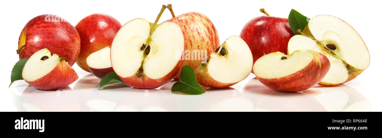Apples Royal Gala - Panorama Stock Photo