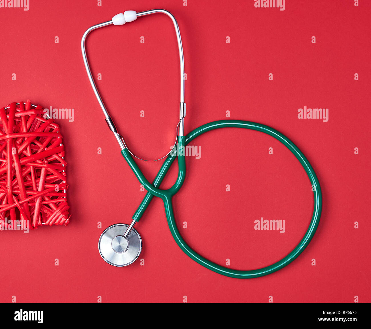 Closeup heart shape stethoscope hi-res stock photography and images - Alamy