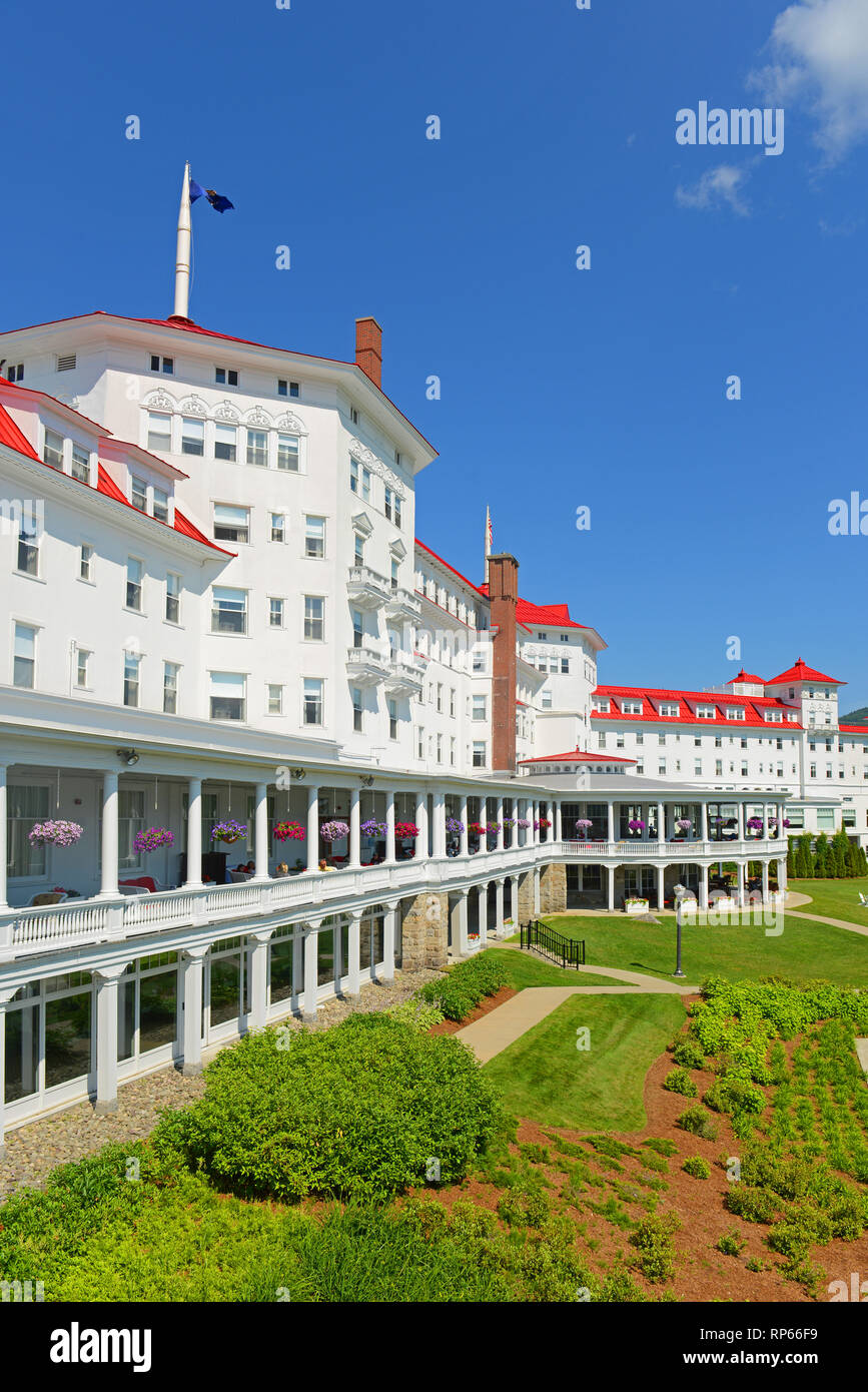 Mount Washington Hotel in summer in Bretton Woods, New Hampshire, USA Stock Photo Alamy