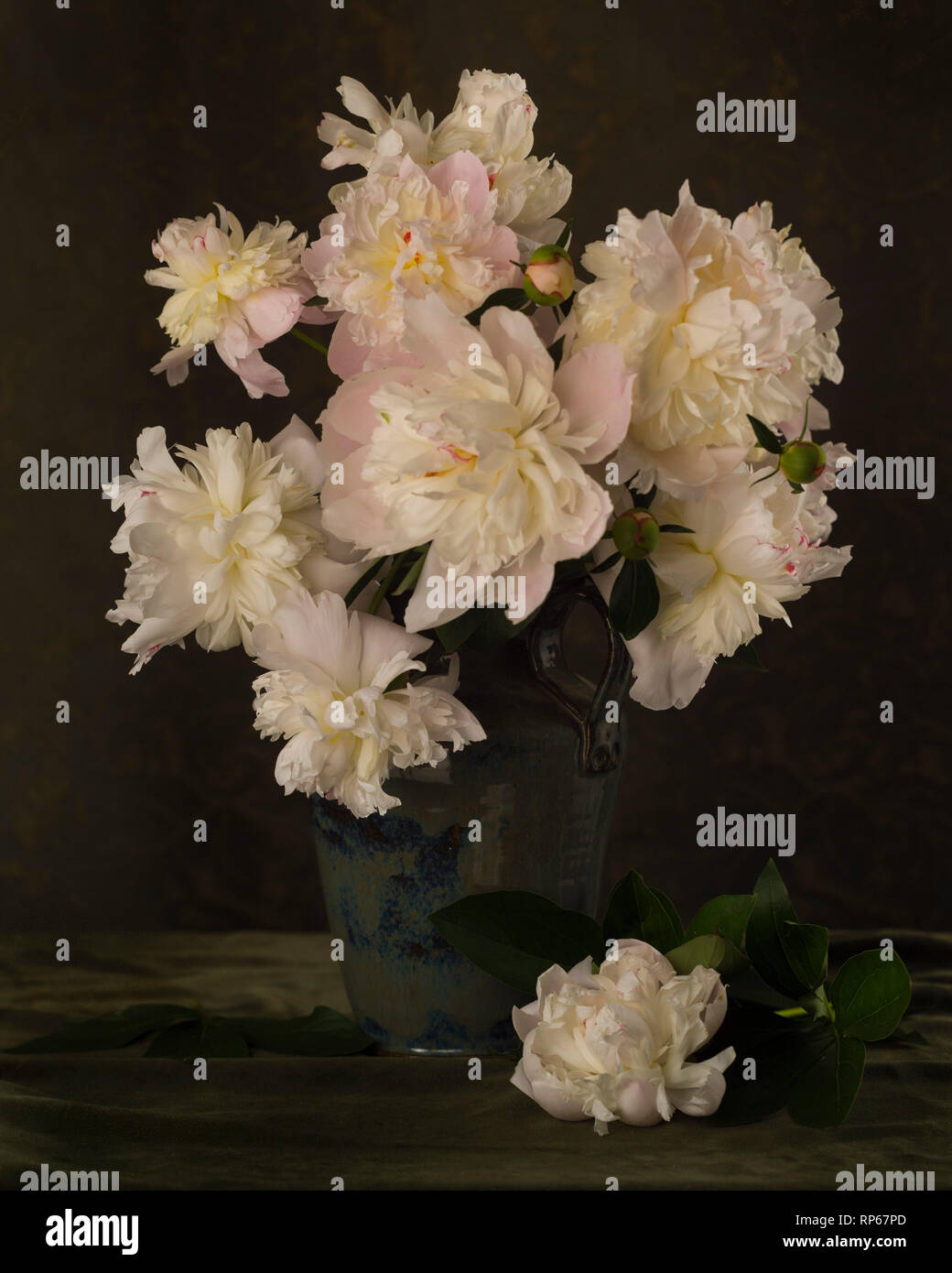 PEONIES IN VASE 12