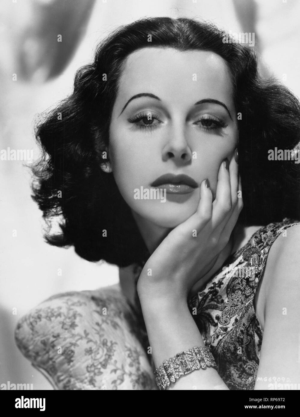 Hedy Lamarr 1939 MGM Portrait aka Hedy Kiesler Metro Goldwyn Mayer Stock Photo