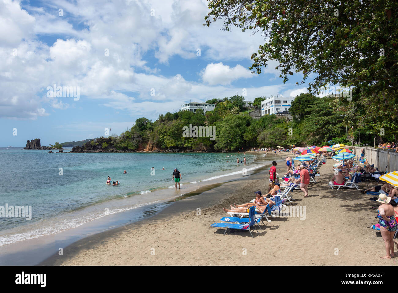 Villa Beach, St George, Saint Vincent and the Grenadines, Lesser Antilles, Caribbean Stock Photo