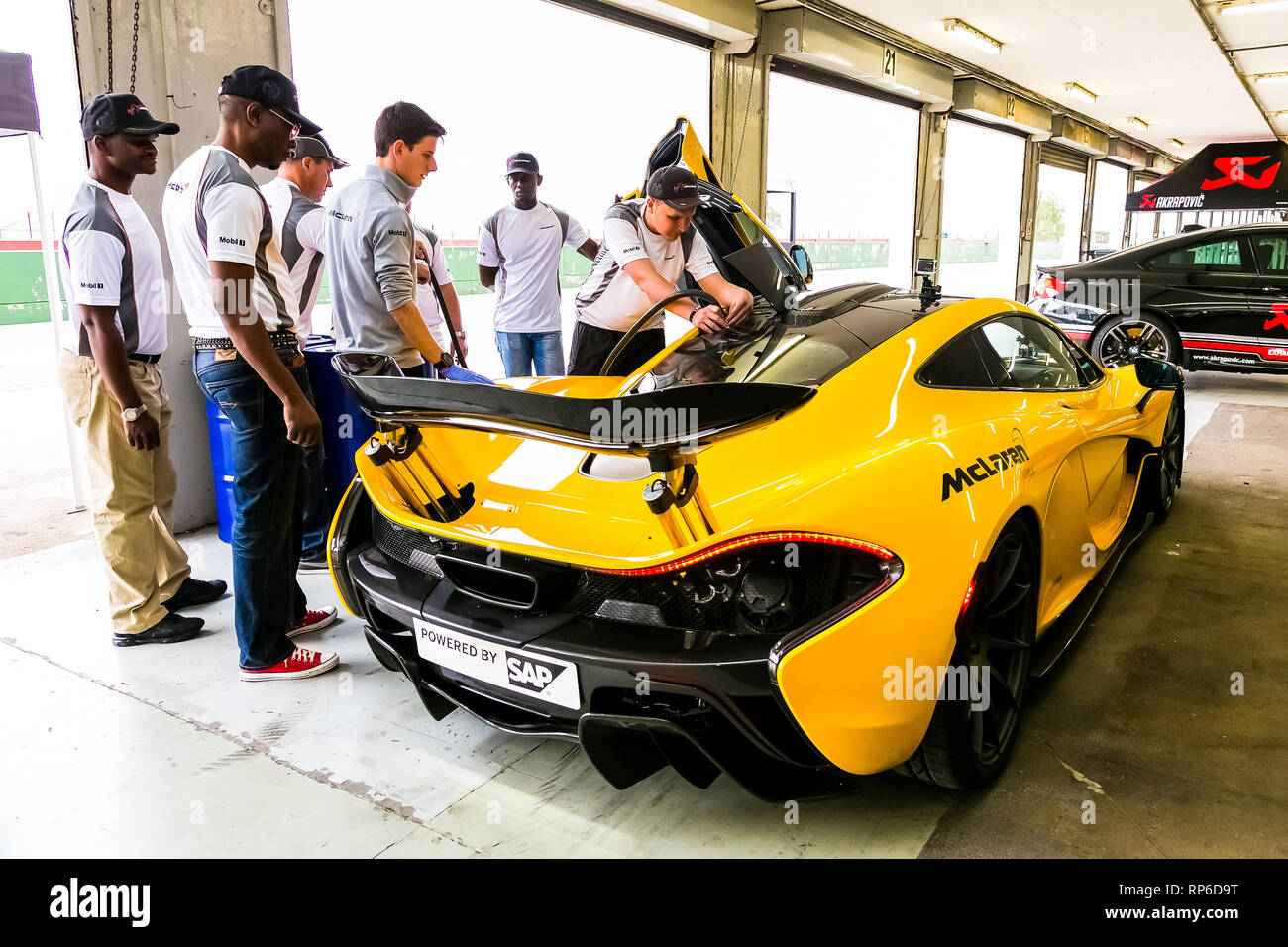 Johannesburg, South Africa October 11 2014 McLaren Day at Kyalami Race Track Stock Photo Alamy