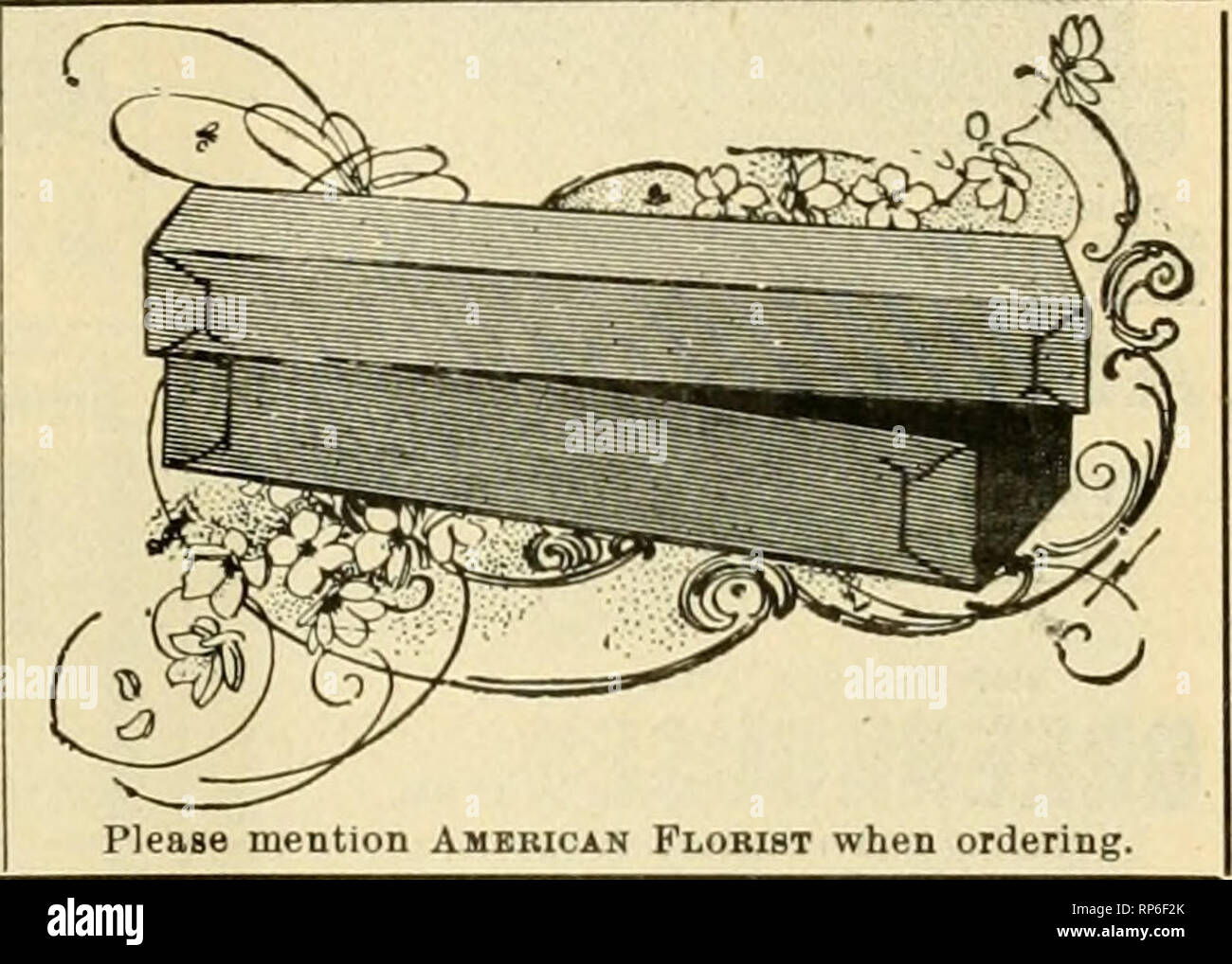 . The American florist : a weekly journal for the trade. Floriculture; Florists. TUN wooden box nicely stained and var- uittlifil, lK-;tOxl^ iniide In two sections, one for eacli si/.t* letter, given away wItU first order of 500 letters. Block- Letters. i or2-iDch size, per 100. $2.00. Script Letters, $4. Fastener with each letter or word. Used by leadin t florists everywhere and for sale by all wholesale Ilorists auU supply dealers. N. F, McCarthy, Trcas. and Manager, 84 Hawley St., BOSTON, MASS. IF YOU WANT HEALTHY PLANTS | FUMIGATE WITH NICOTICIDE THE BEST OF ALL INSECTICIDES Write lor f Stock Photo