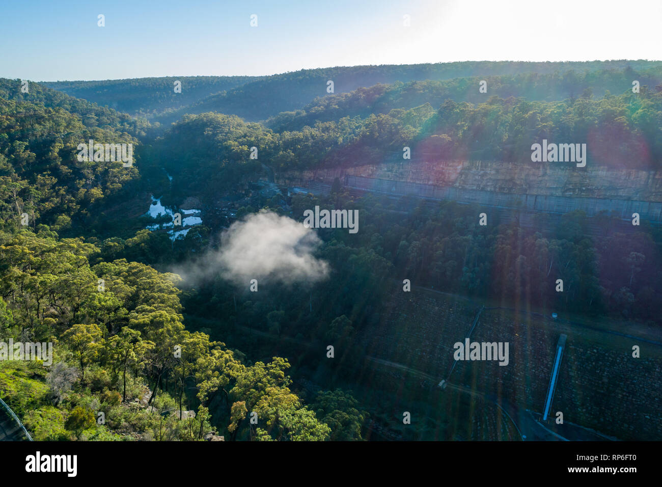 Aerial view sunrise sun shining hi-res stock photography and images - Alamy