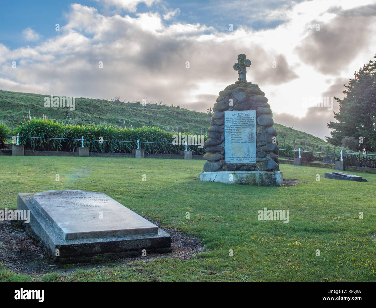 The grave of captain frederick ross hires stock photography and images