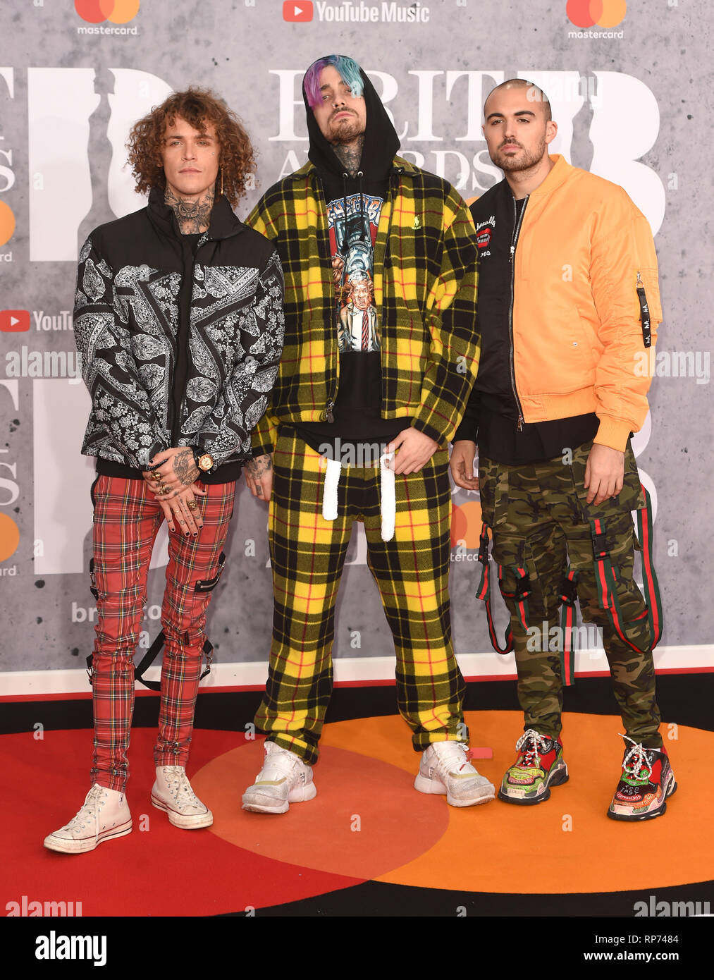 Photo Must Be Credited ©Alpha Press 079965 20/02/2019 Guest The Brit Awards 2019 at The O2 Arena London Stock Photo