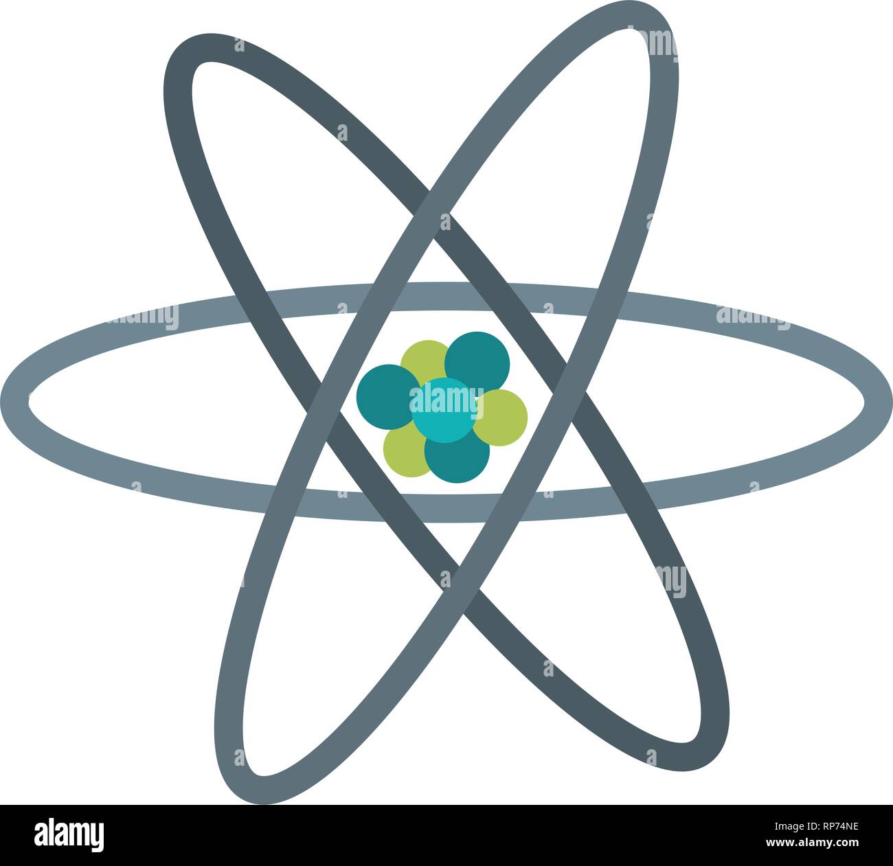 science atom symbol isolated Stock Vector