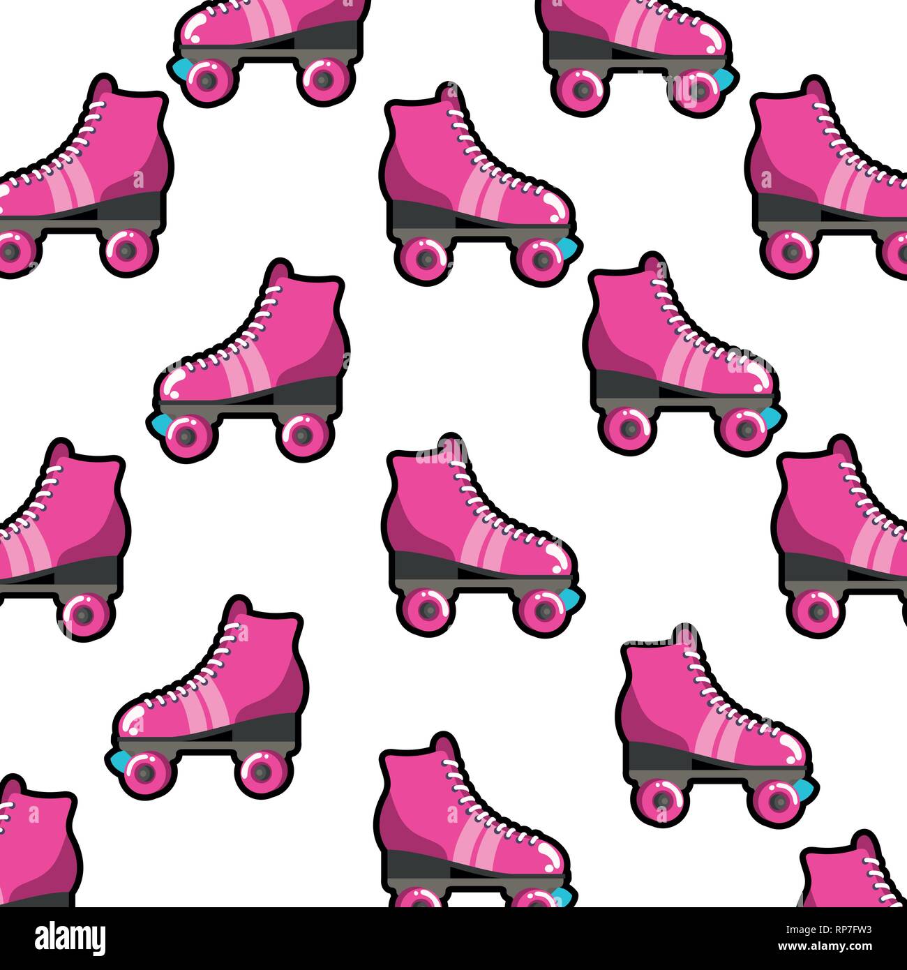 roller skates pattern isolated icon Stock Vector Image & Art Alamy