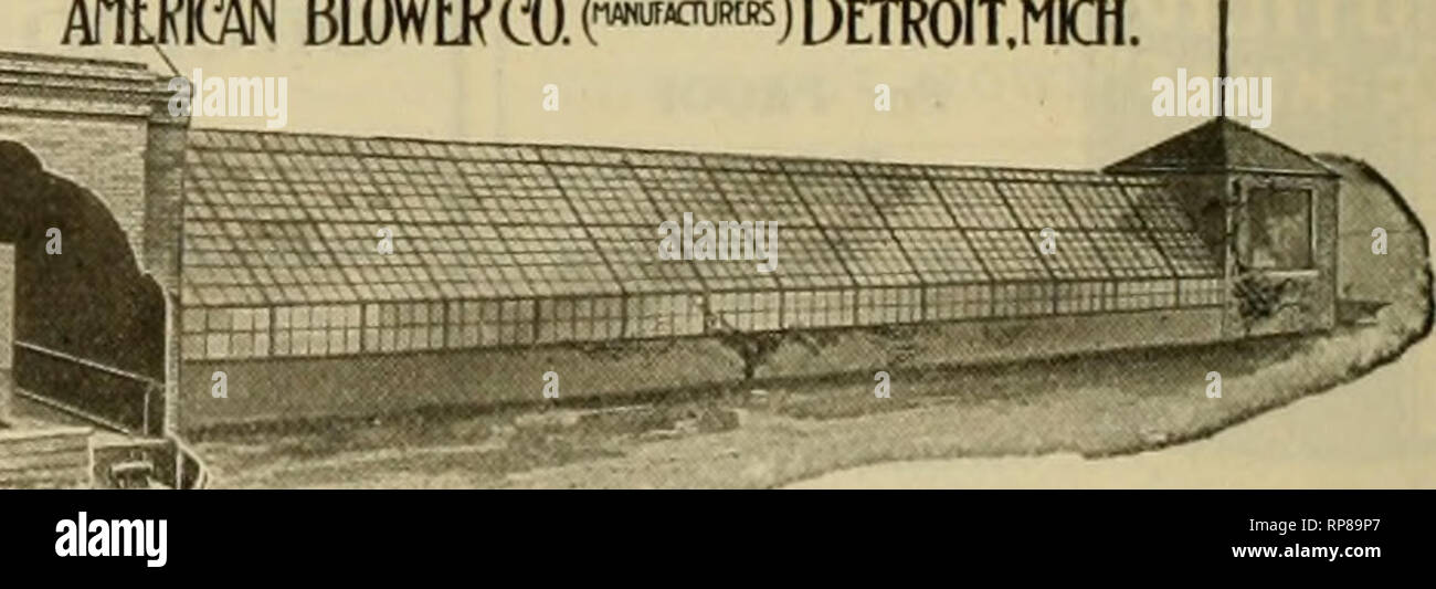 . The American florist : a weekly journal for the trade. Floriculture; Florists. Detroit Return Traps in the Steejn-Hecvted Greenhouse , BETTER THAN A REBATE IN THECOAL BILL. MEPICAN BL0WERC0.(™«'™™)DETROIT.Miai.. •'^ —aWT'^M'. ntixo Gri^aite J&gt;oo«» Itl ^ Saves JO to 25° jf coal your boiler is 0 of the J using. w^^ ^P Positive guarantee given ^ Send for circular &quot;N&quot; and our famous Lecture on Combustion. ^ U. S. ROCKING GRATE BAR CO., 77 Jackson Boulevard, CHICAGO. 1 For RELIABLE STOCK From RELIABLE DEALERS Keep Tab on Advts. in THE FLORIST. Please note that these images are extrac Stock Photo